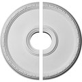 Ekena Millwork Odessa Bead & Barrel Ceiling Medallion, Two Piece (Fits Canopies up to 6"), 19 3/4"OD x 1 3/8"P CM20OD2-06000